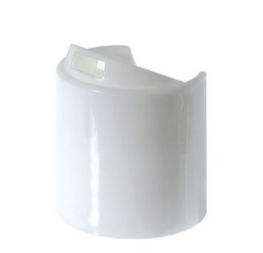 Flacon en PET RIGOLETTO 60 ml blanc avec bouchon à vis flip top 24/410  blanc
