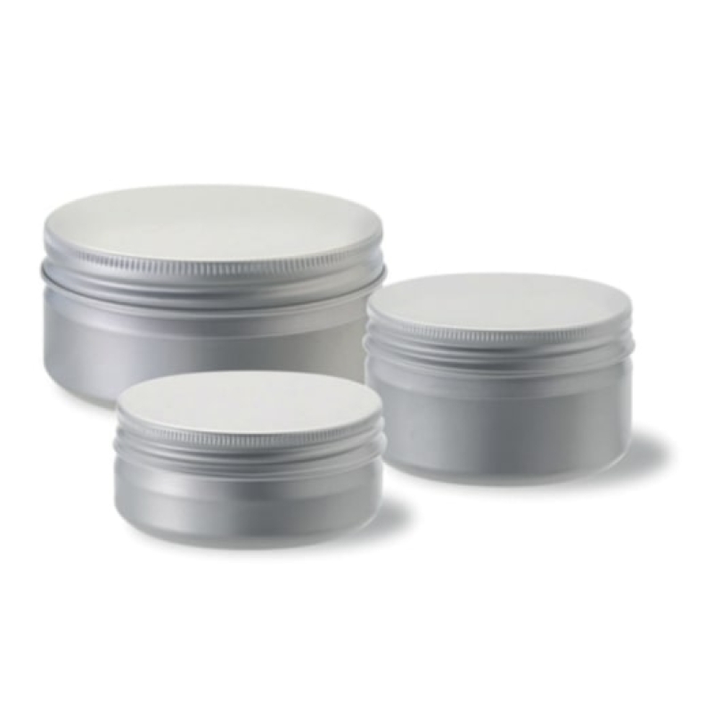 Vaso in alluminio completo di capsula