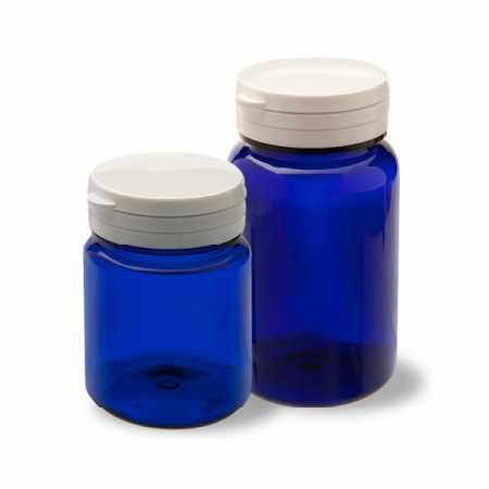 Tablet in PET  blu capsula pressione sigillo
